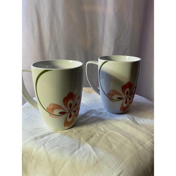 Set of Two (2) Corelle Coordinates Porcelain Square Mugs - Picture 6 of 13